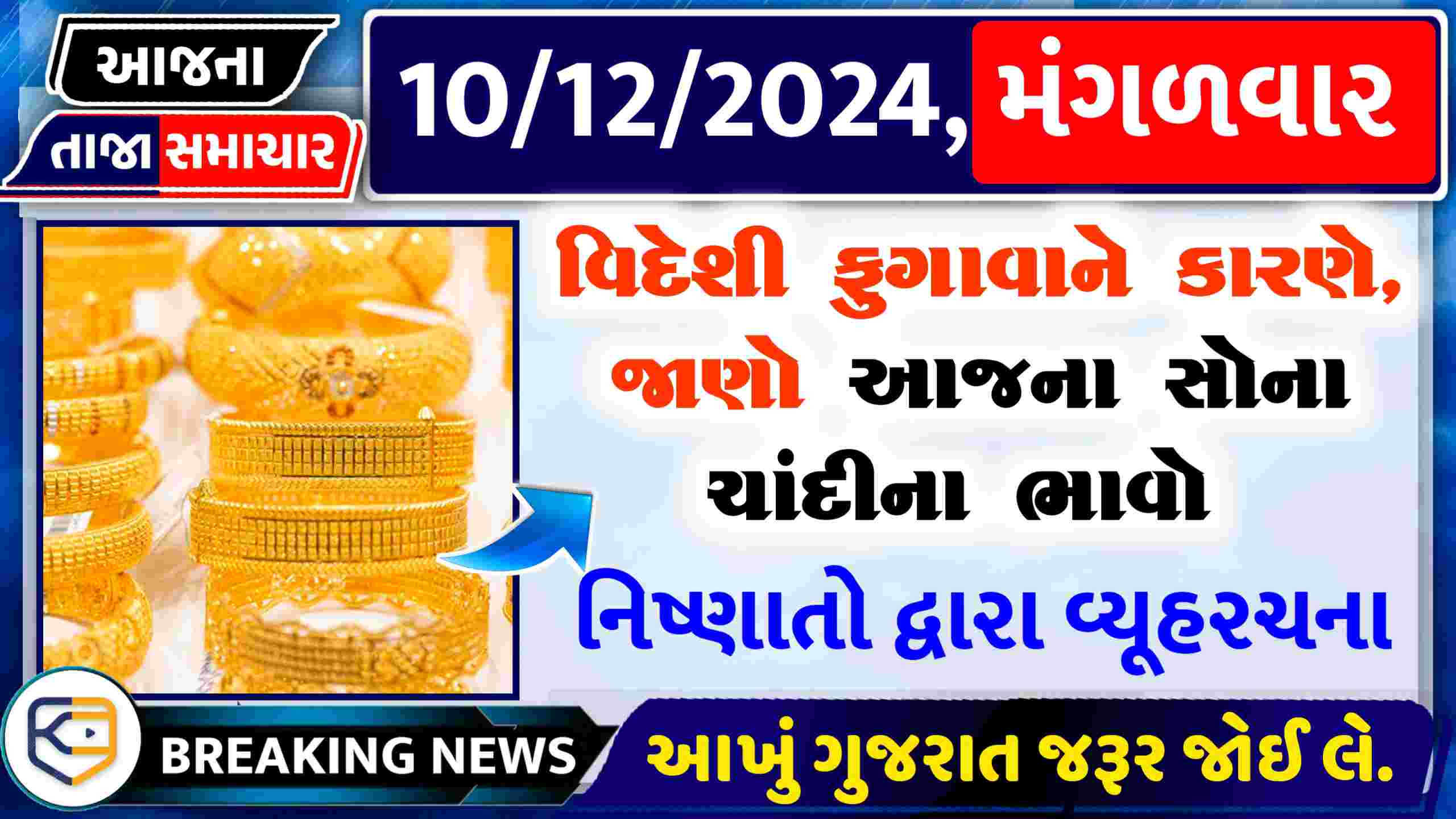 U.S ફુગાવાને કારણે આજે સોના ચાંદીના ભાવમાં ઉથલપાથલ, નિષ્ણાતોએ MCX ગોલ્ડ માટે વ્યૂહરચના જણાવી