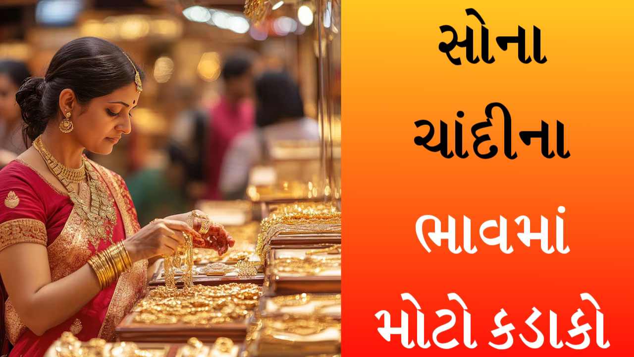 મહિનાના છેલ્લા દિવસે સોના ચાંદીના ભાવમાં ઘટાડો, જાણો આજના લેટેસ્ટ ભાવ