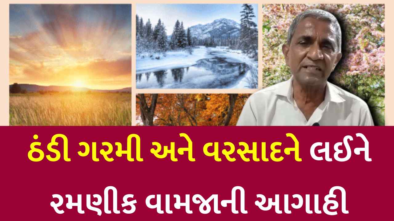 વર્ષ 2026માં ઠંડી, વરસાદ અને માવઠાને લઈને રમણીક વામજાની મોટી આગાહી, ધંધા-રોજગારને લઈને પણ કર્યું પુર્વાનુમાન